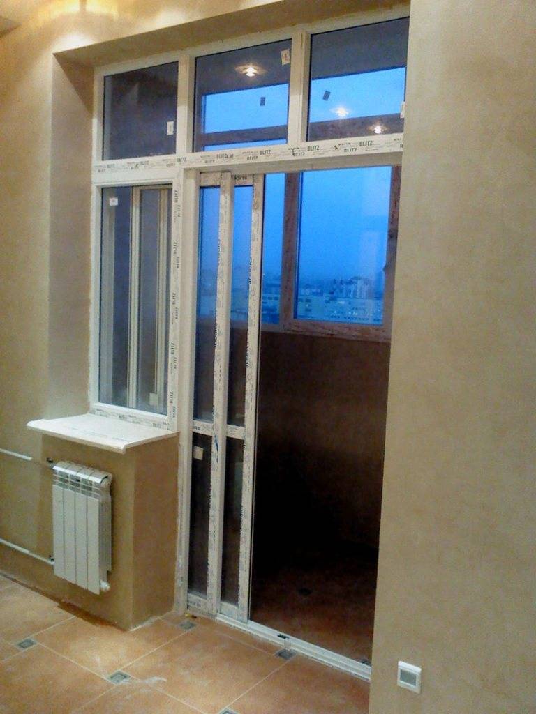 Французское Окно Вместо Балконного Блока