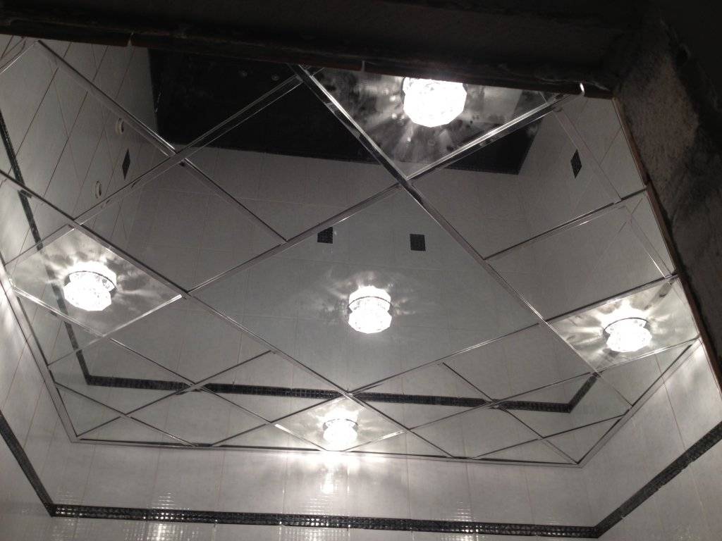 Зеркальный натяжной потолок: инструкция по монтажу
