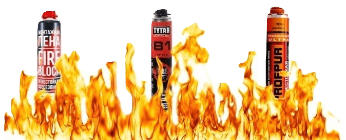 Пена монтажная противопожарная — характеристики и применение