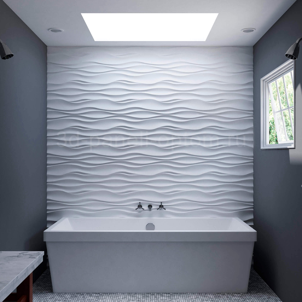 25 образцов 3d плитки, которые подчеркнут текстуру и глубину комнат