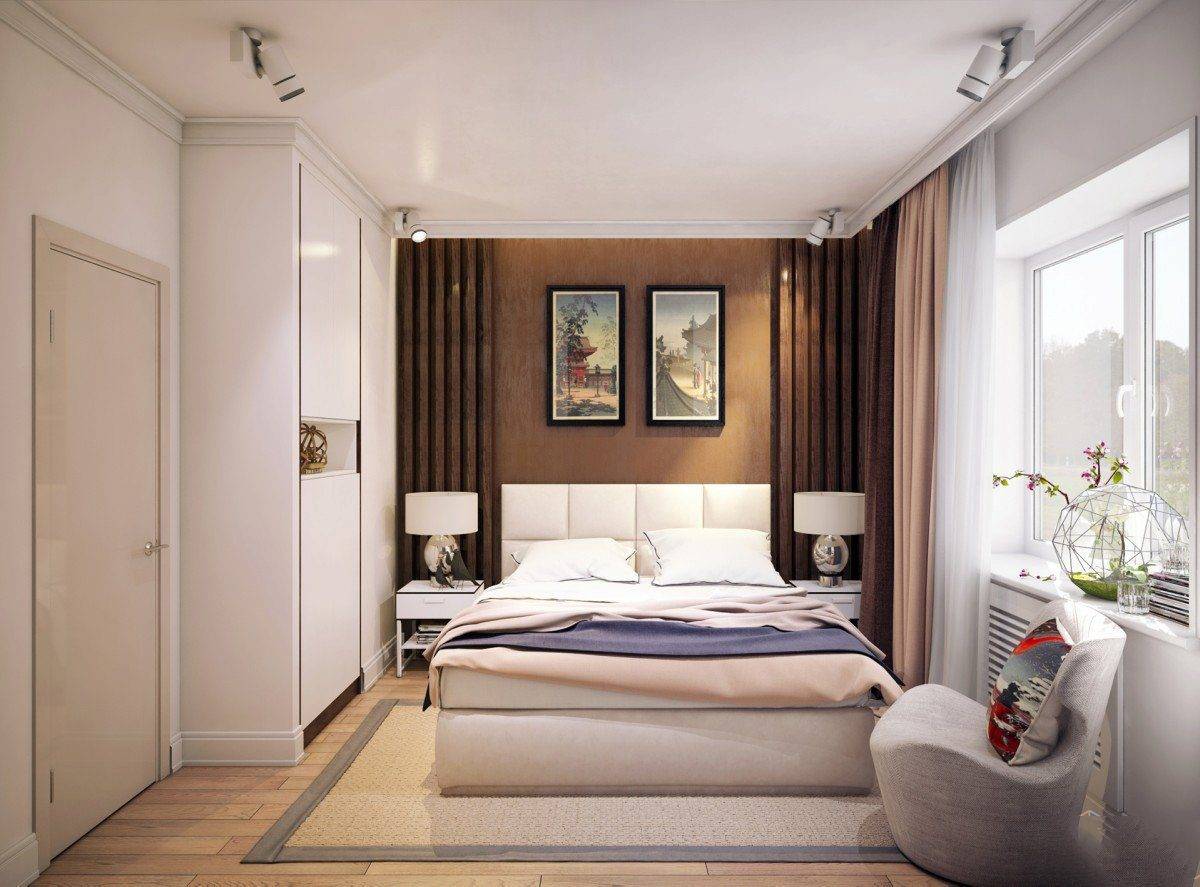 Дизайн спальни 12 кв.м. - 85 фото интерьеров после ремонта, красивые идеи отделки