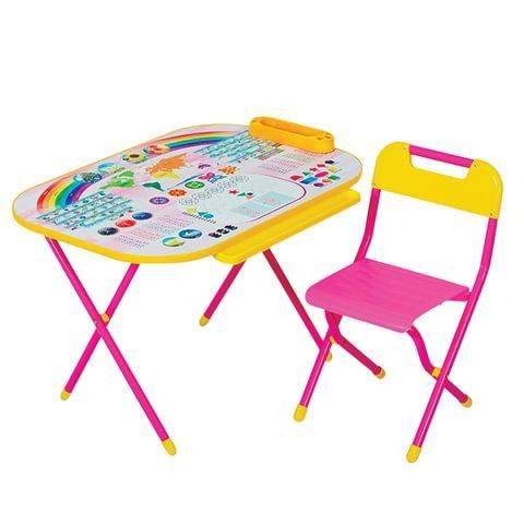 Детские раскладные стол и стул