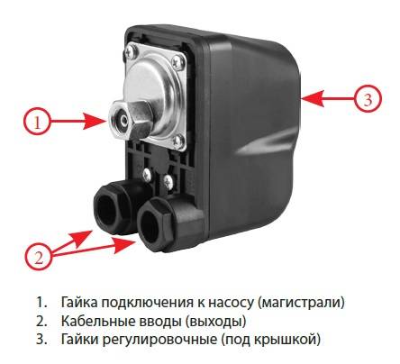 Схема подключения реле давления - tokzamer.ru