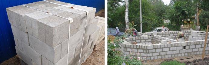Цена на бетонный блок: сколько составляет за материал размером .