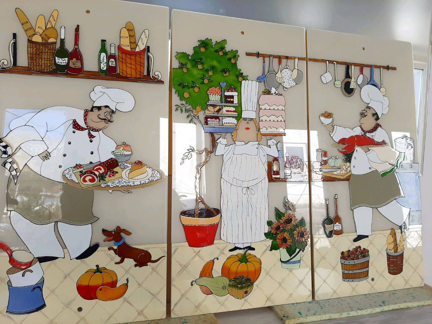 Панно из плитки на кухню: 80+ ярких фотоидей для декора фартука и кухонной отделки