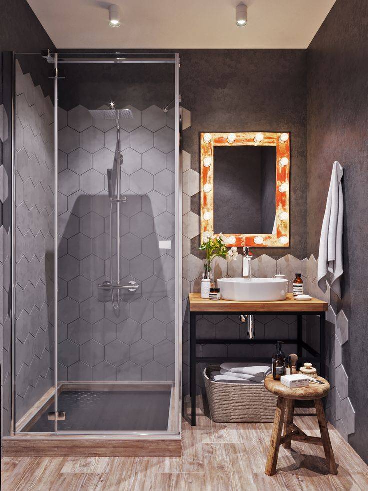 Дизайн ванной комнаты с душевой кабиной: 14 нюансов и 103 реальные фото