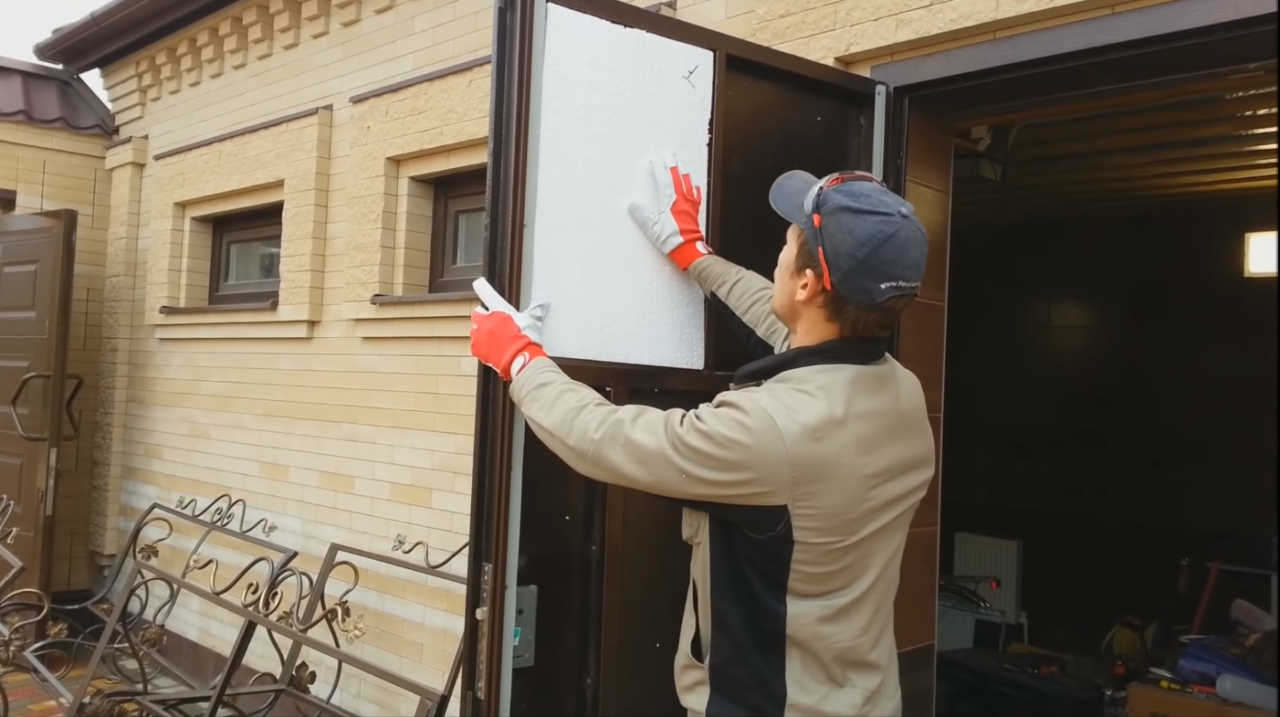 Как утеплить входную металлическую дверь своими руками (фото и видео)