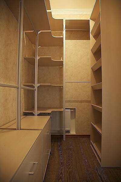 Гардеробные комнаты маленьких размеров: идеи дизайна, как сделать, в том числе на 2 кв м + фото