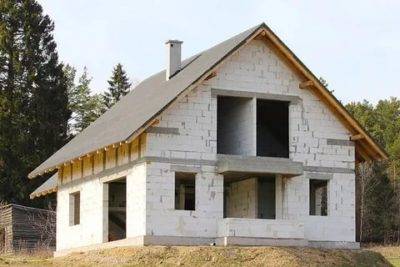 Поэтапное строительство дома из газобетона