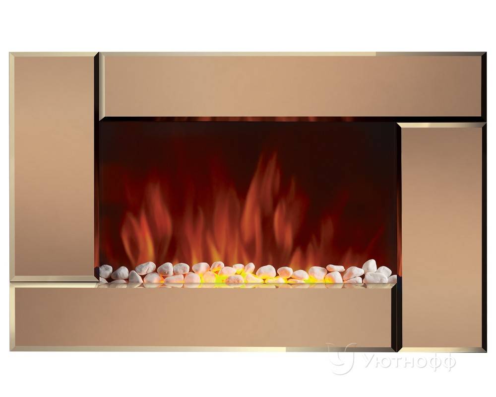 Как выбрать электрический камин с эффектом пламени + фото