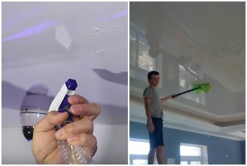 Как отмыть реечный потолок на кухне