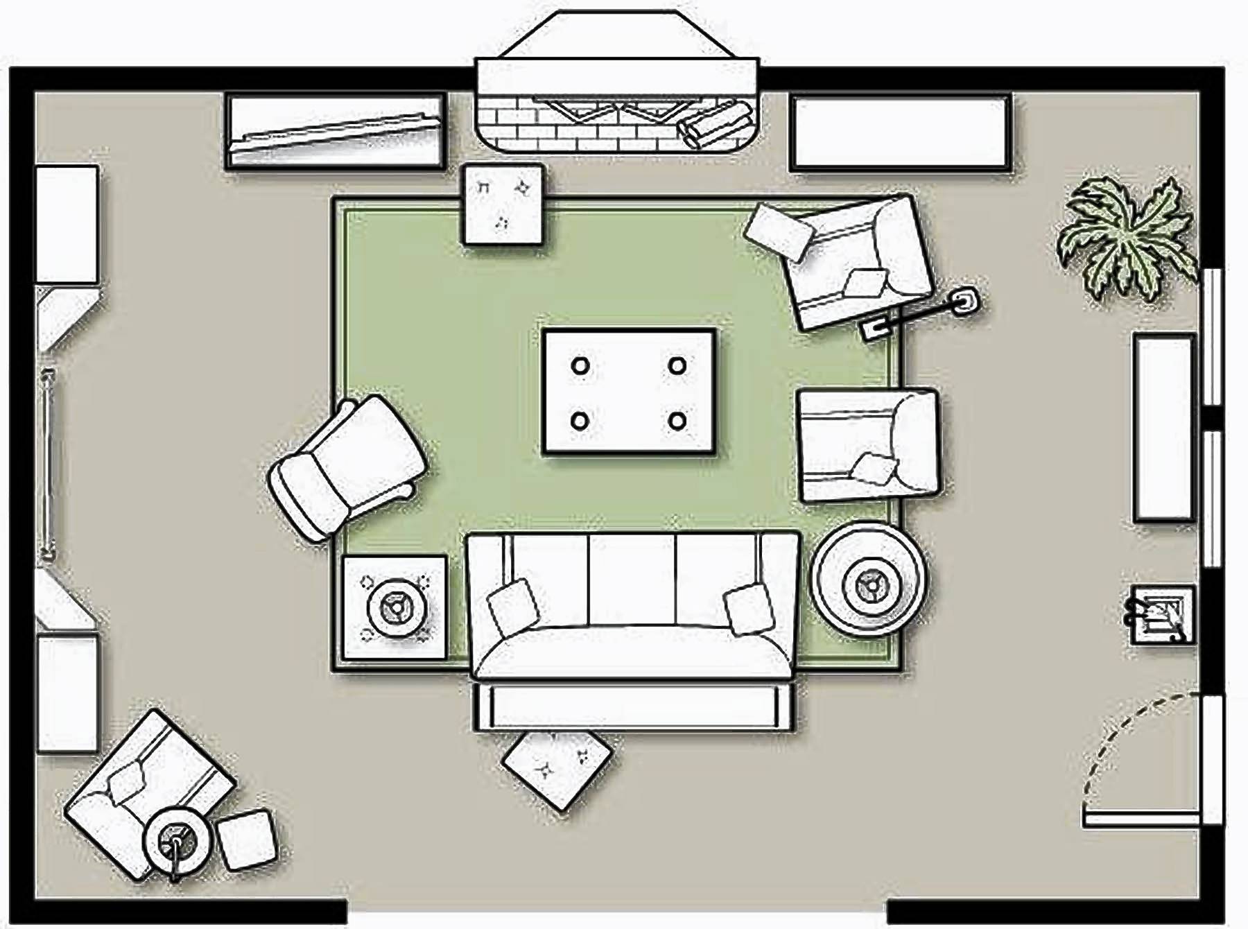 Как расставить мебель в гостиной: правила и рекомендации
