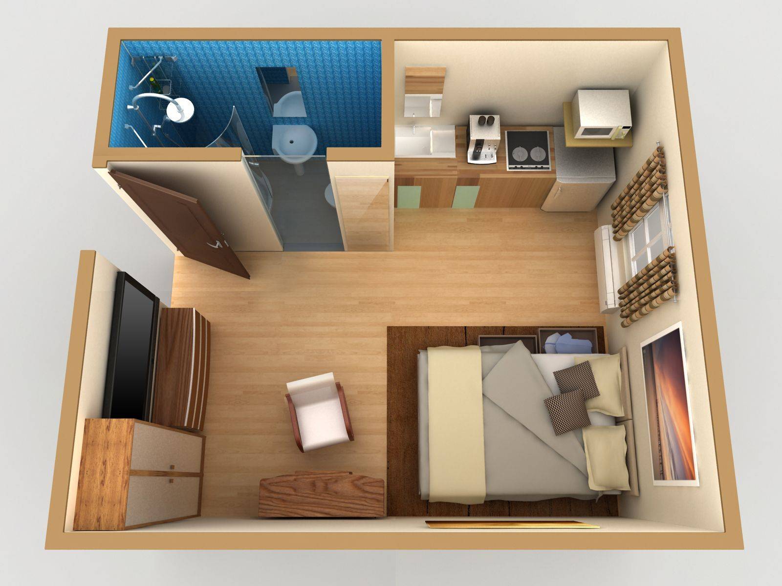 спальня 3х4 расстановка мебели дизайн