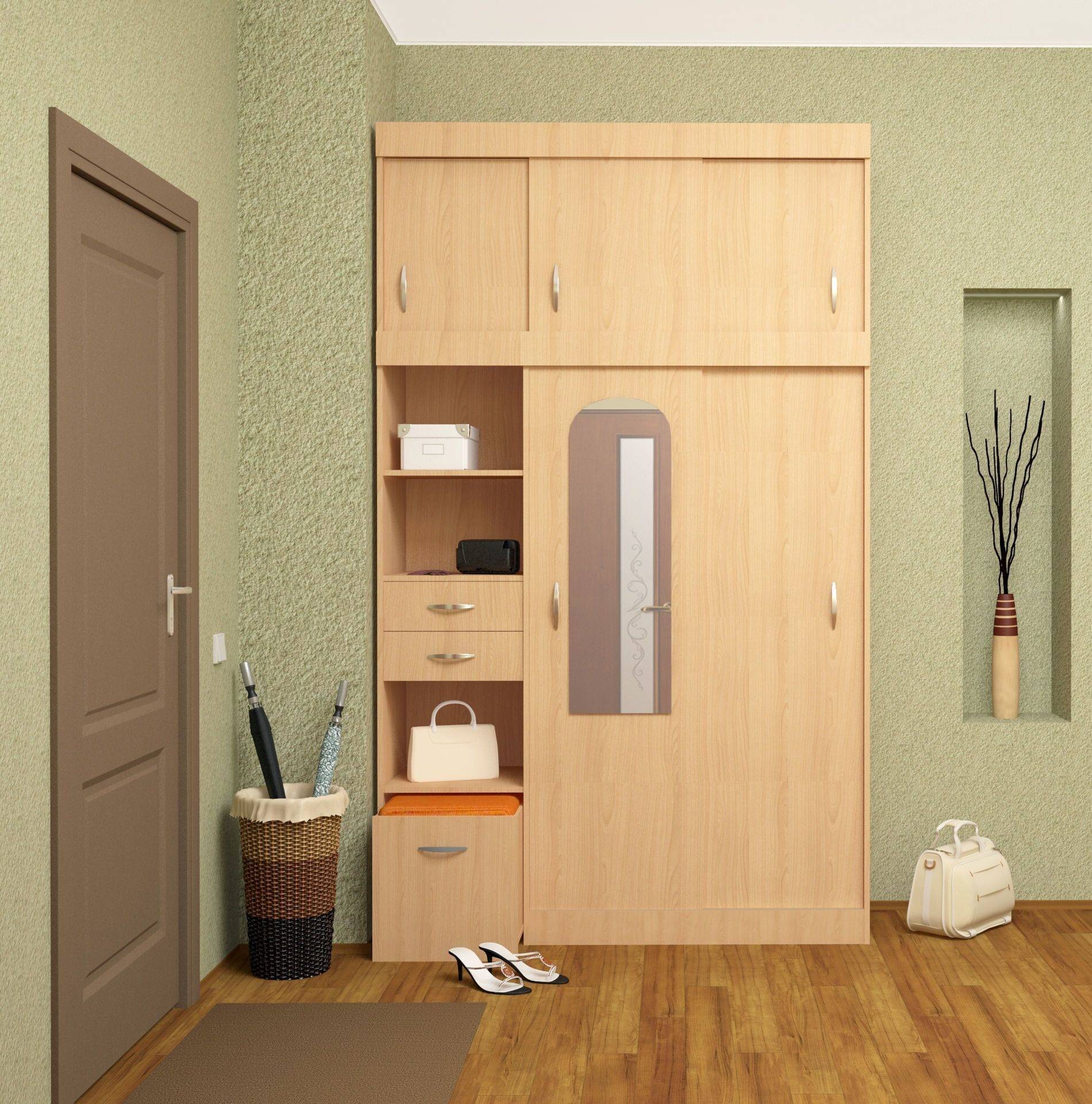 Маленький шкаф для одежды, плюсы и минусы, способы наполнения