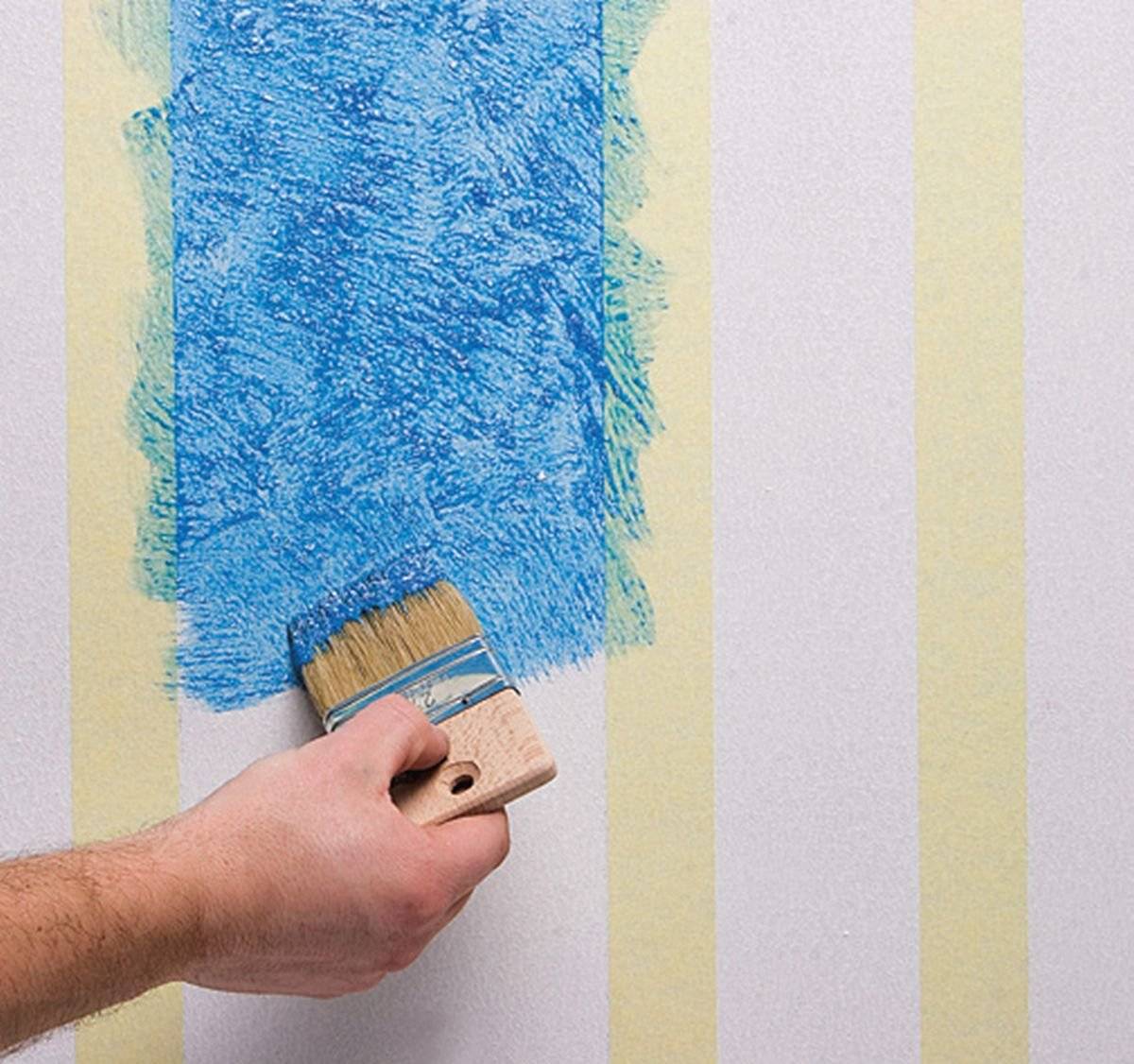 Декоративная покраска стен в ванной