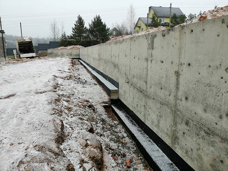 Как сделать подпорную стенку из бетона своими руками: инструкция, расчеты и чертежи