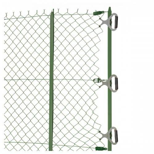Забор из сетки рабицы своими руками: установка, крепление