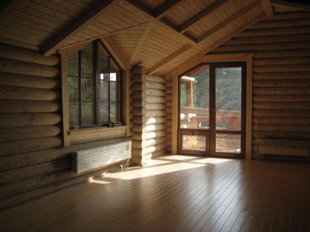 Отделка деревянного дома внутри. фото, примеры, материалы