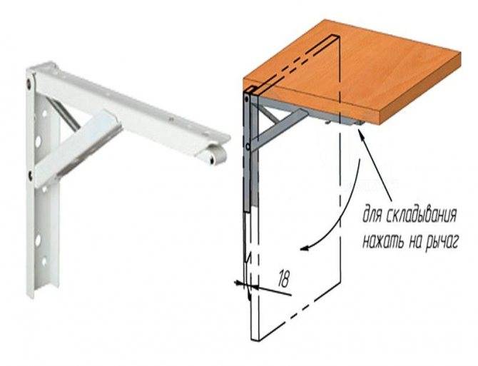 Откидной столик на балкон своими руками – несколько моделей с подробными инструкциями