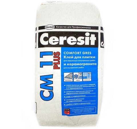 Клей ceresit cm 11: технические характеристики изделия для плитки, варианты средства cm, cm 11, plus, расход материала на 1м2, фасовка клея 25 кг