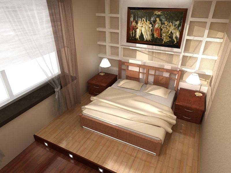 Кровать-подиум: 45 стильных фото и идей дизайна