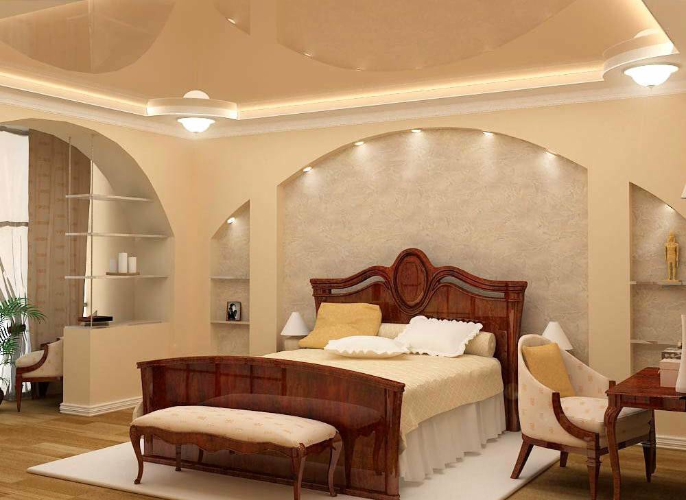 Фото потолков из гипсокартона для зала: одноуровневые, двухуровневые, дизайн, подсветка