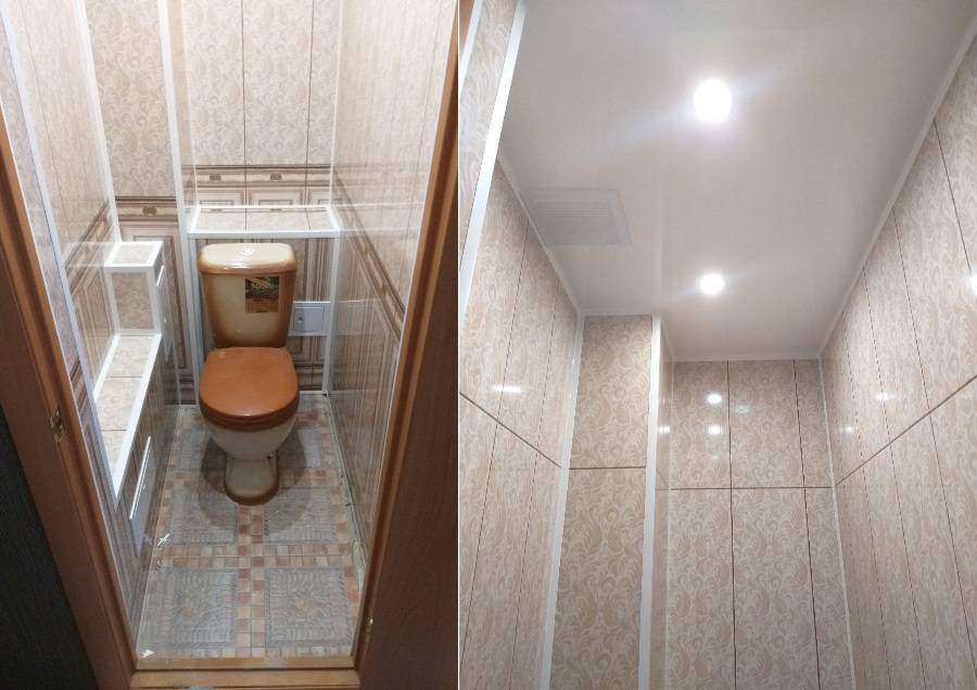 Отделка туалета пвх панелями — выбор материала и пошаговая инструкция по монтажу