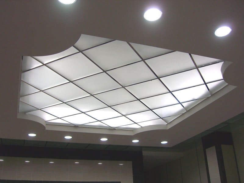 Потолок из оргстекла с подсветкой: какие бывают светопропускающие конструкции и светопрозрачные потолки