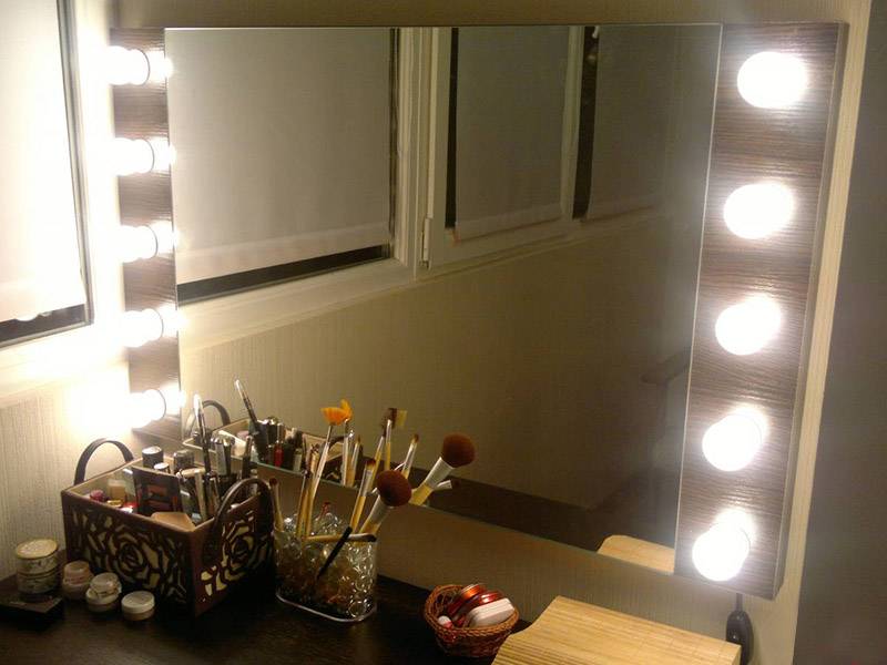 Идеальное решение для каждого дома – зеркало с подсветкой, сделанное своими руками: этапность работ, советы - все об электрике от экспертов