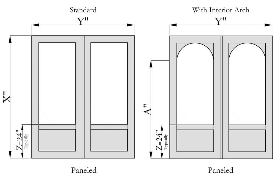 Распашные межкомнатные двери: одностворчатые, двустворчатые, размеры