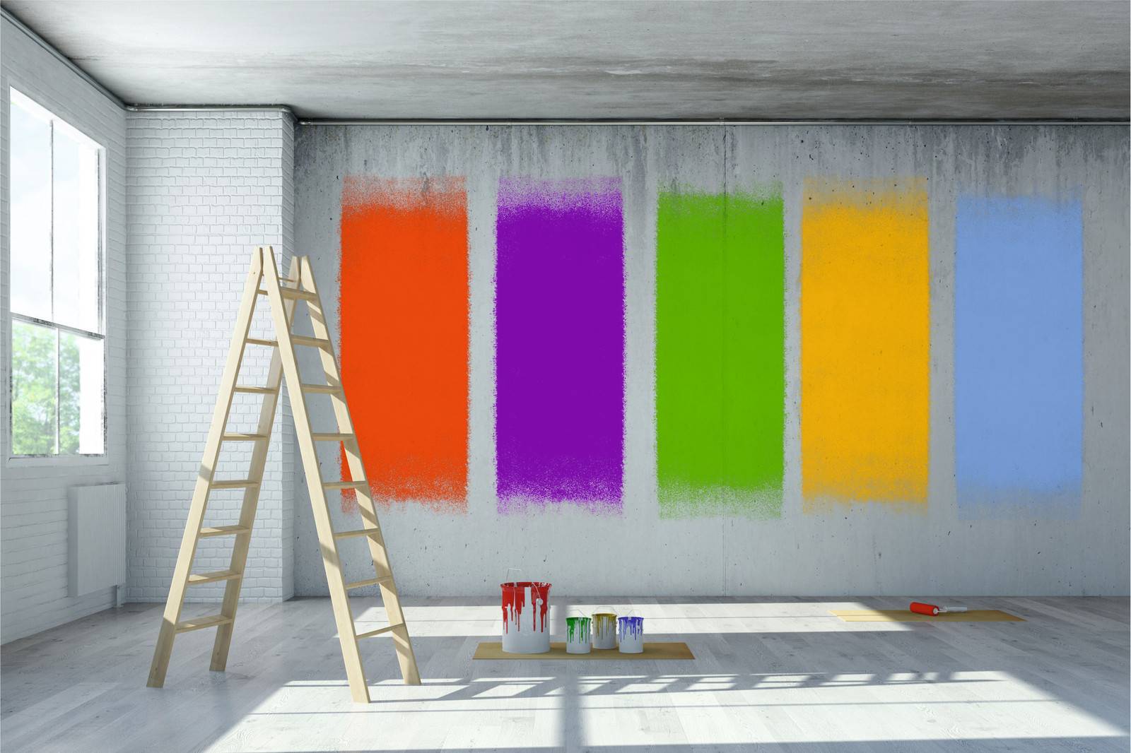 Красим стены, или как выбрать краску для интерьера | дизайн и интерьер