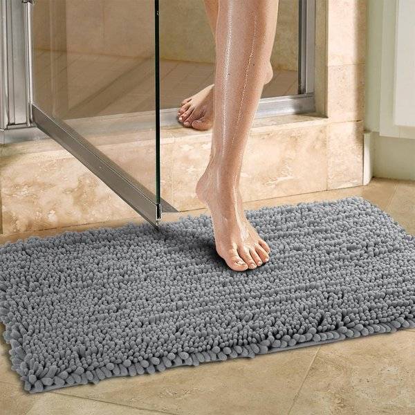 Коврики для ванной — лучшие идеи применения ковриков из разных материалов (100 фото)