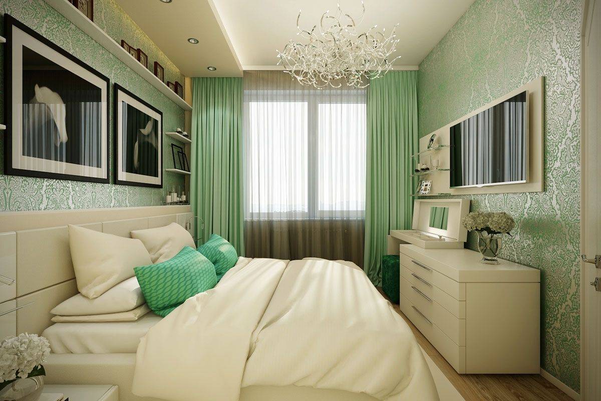 Интерьер комнаты 12 кв м, дизайн - фото примеров