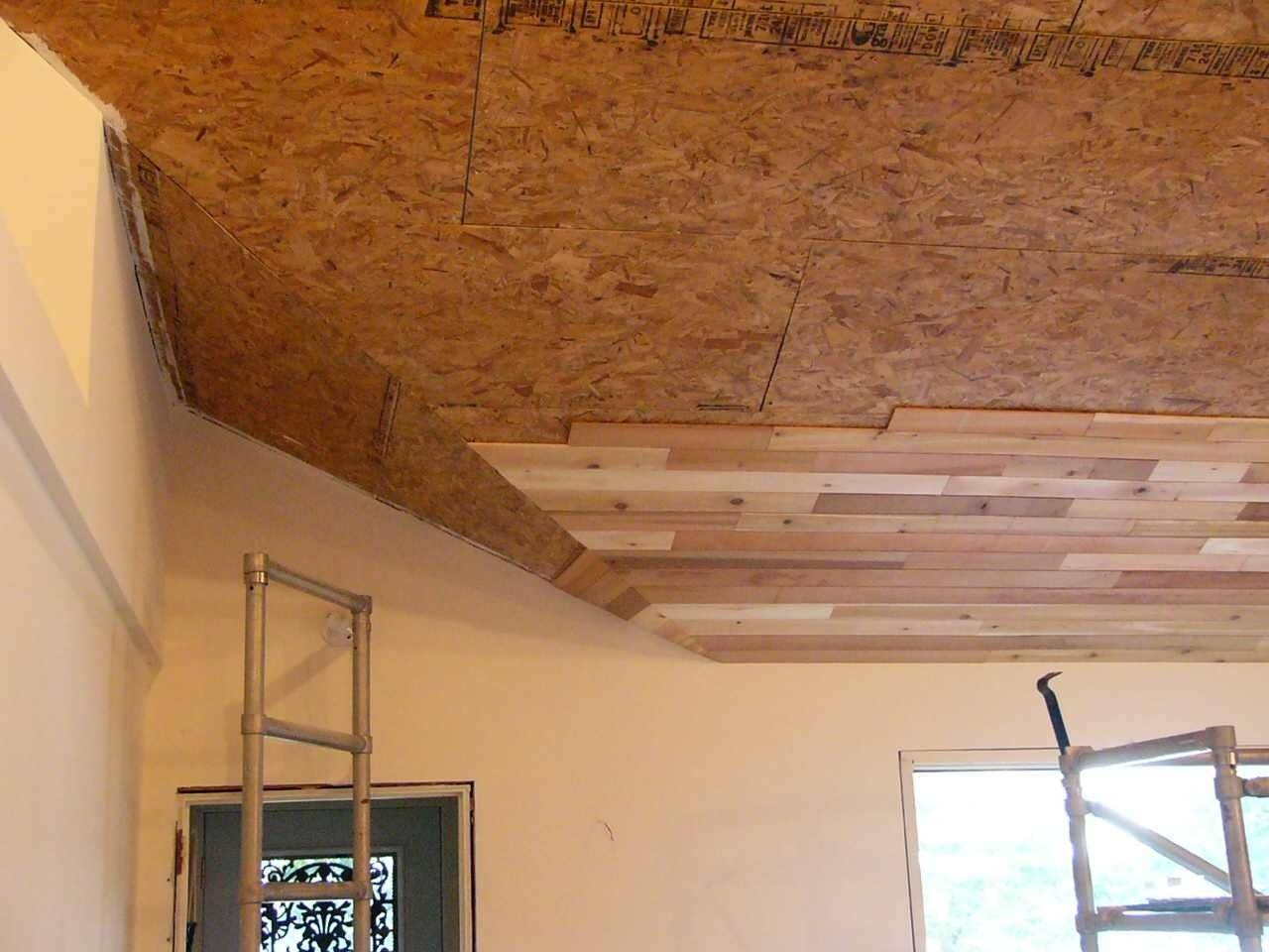 Как сделать потолок в частном доме