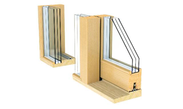 Финские деревянные окна со стеклопакетами