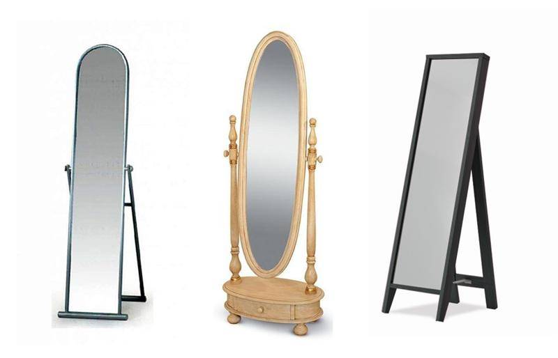 Зеркало в прихожую: настенное в полный рост в интерьере, дизайн большого зеркала в белой раме