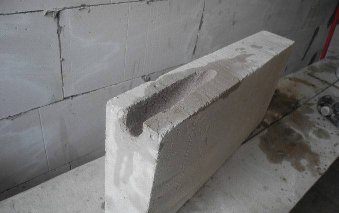Перегородки из газобетонных блоков: кладка межкомнатных стен толщиной .