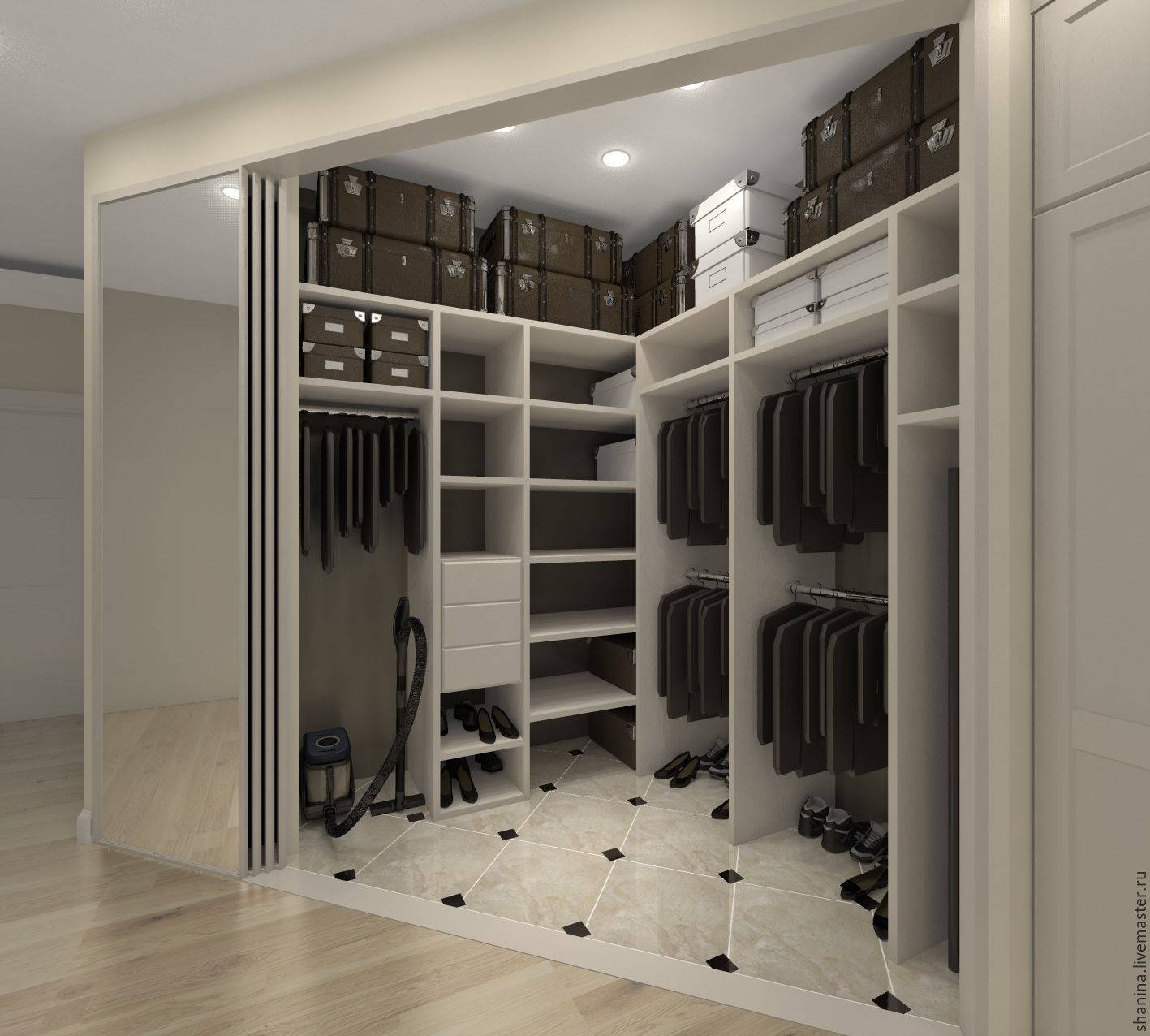 Гардеробные комнаты дизайн проекты и фото - дизайн гардеробной