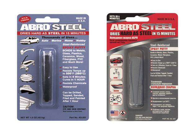 Холодная сварка abro steel: инструкция по применению и характеристики