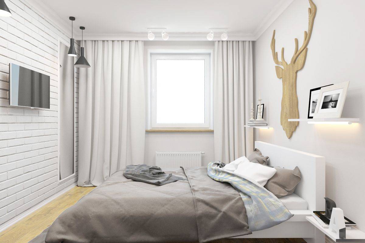 Спальня в скандинавском стиле - какой она должна быть по всем канонам дизайна (180 фото примеров)