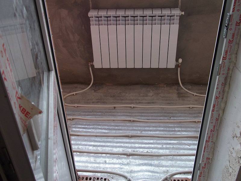 Отопление на балконе