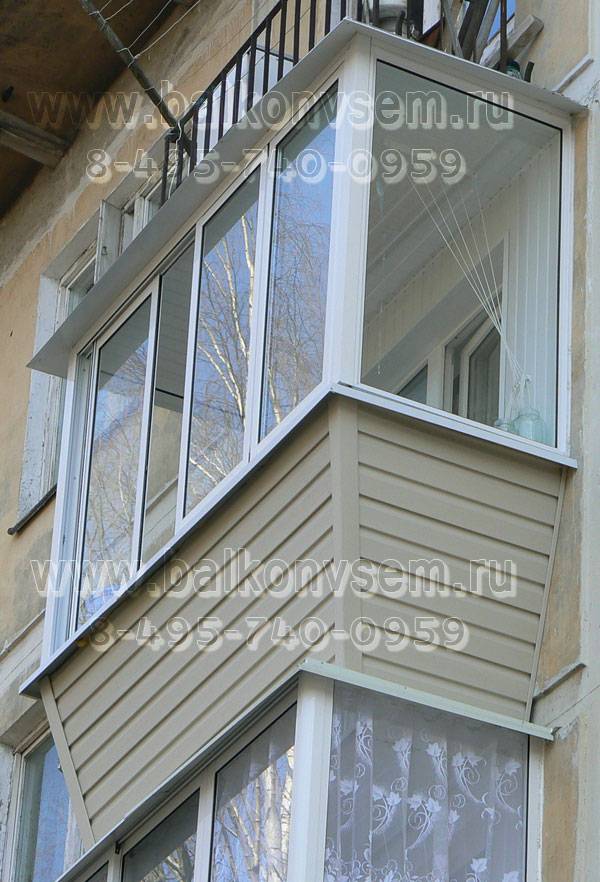 Как сделать остекление балкона в хрущевке