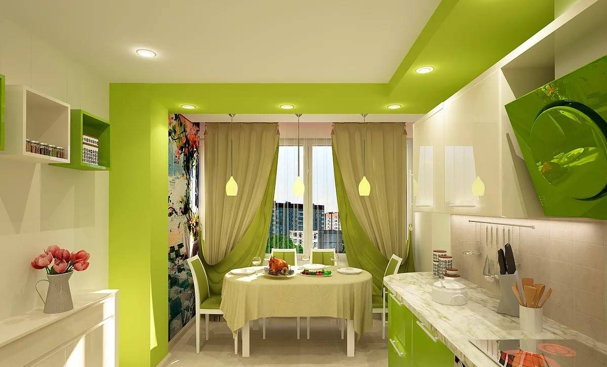 Зеленый кухонный гарнитур в интерьере: 60 идей дизайна, фото