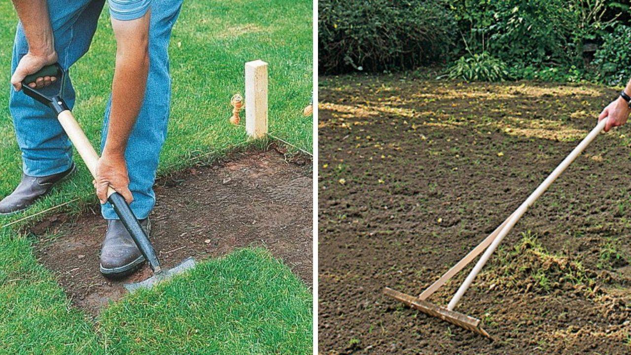 Подготовка участка под газон и посев травы: как вывести сорняки и подготовить землю