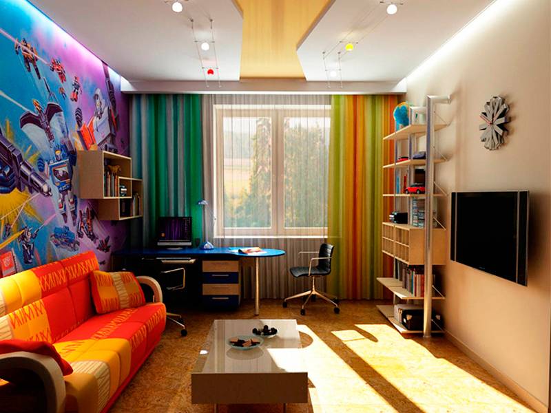 Потолок в детской комнате - 145 фото ярких и современных идей дизайна