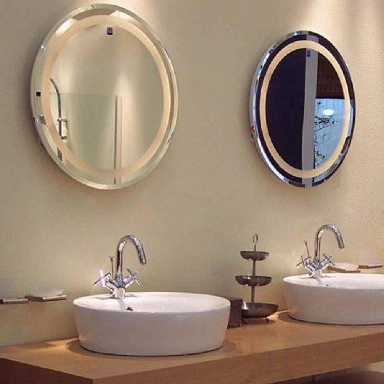 Большие зеркала в ванной комнате - фото дизайна и интерьера