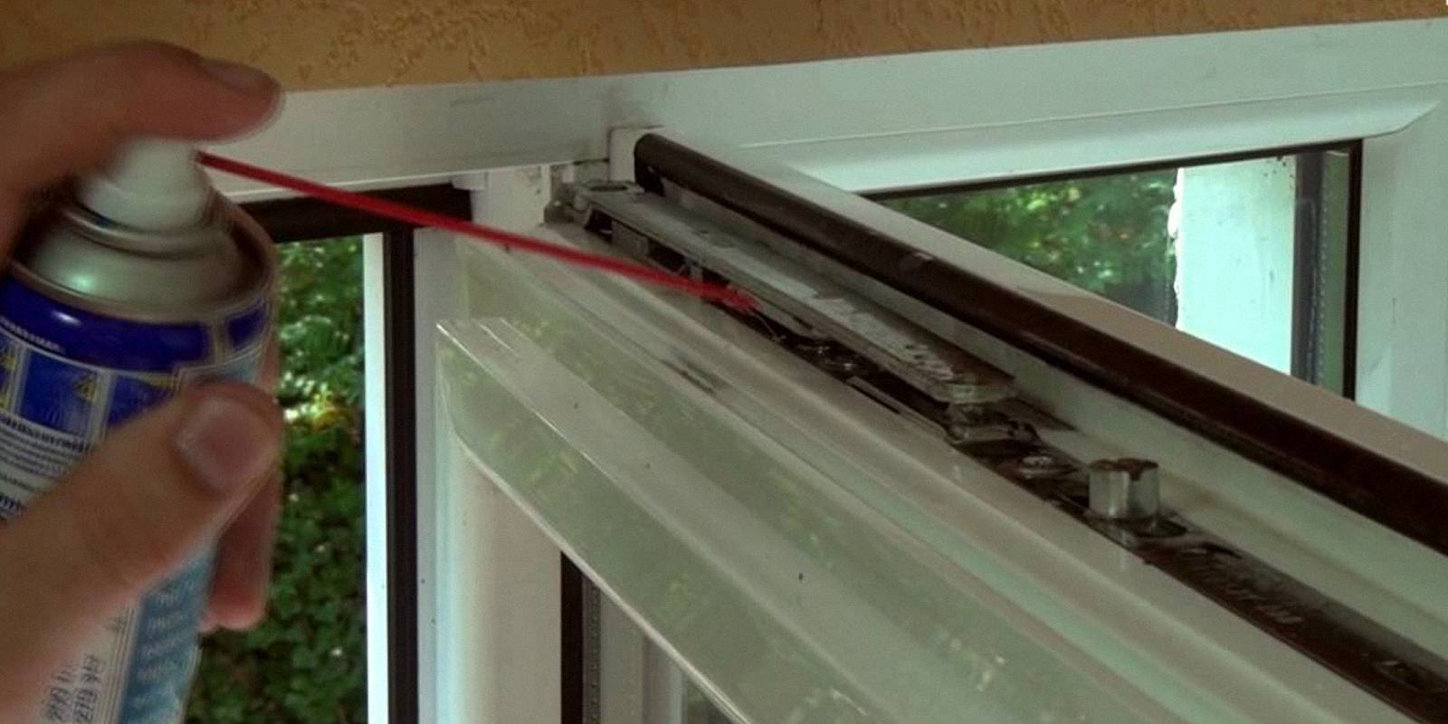 Как правильно смазывать фурнитуру пластикового окна - советы специалиста