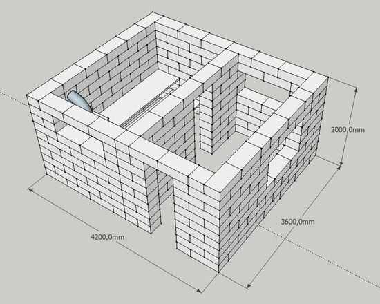 Как посчитать количество блоков на стену и рассчитать, сколько нужно .