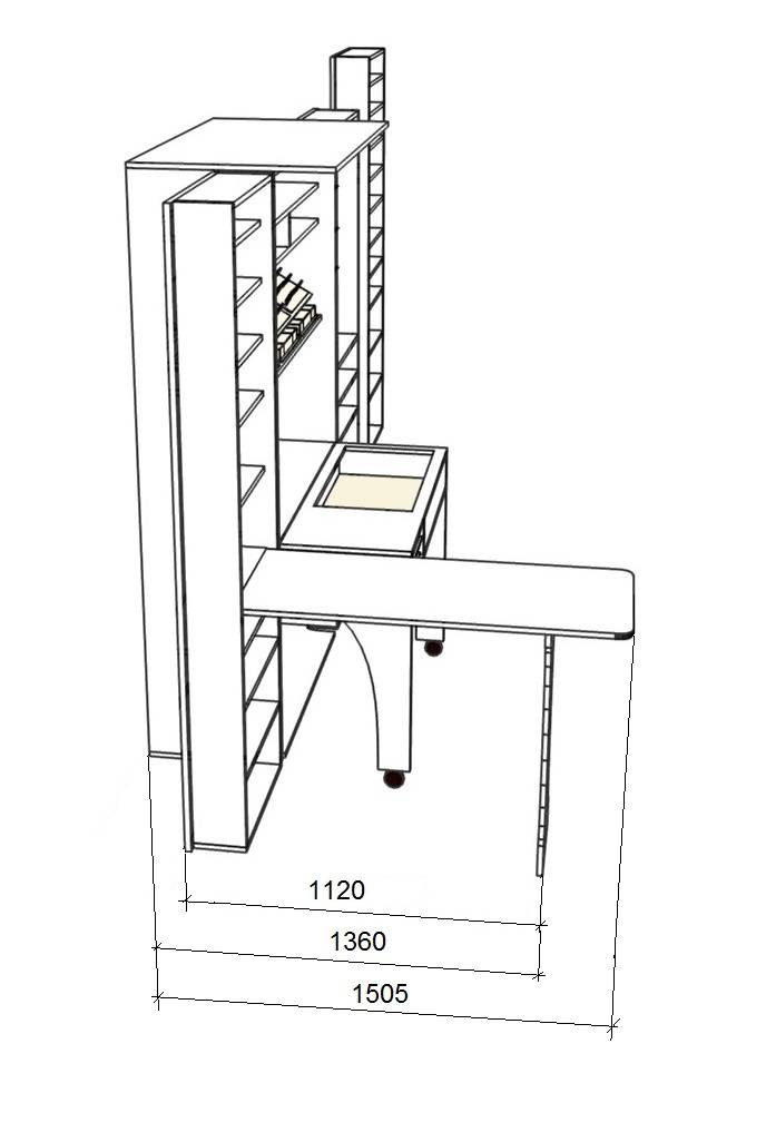 Шкафы для рукоделия (28 фото): складной шкаф-трансформер для шитья