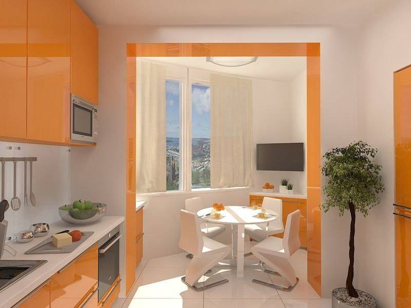 Кухня с балконом объединение дизайн - выберите оптимальный для себя вариант!